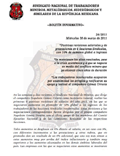 Boletín Informativo 019 - 18/ABR/13